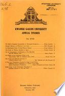 Kwansei Gakuin University Annual Studies
