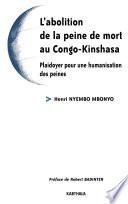 L'abolition de la peine de mort au Congo-Kinshasa