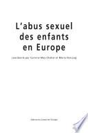 L'abus sexuel des enfants en Europe