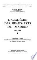 L'Académie des beaux-arts de Madrid