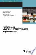L' accessibilité aux études postsecondaires