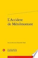 L'accident de Ménilmontant