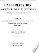 L'Acclimatation. Journal des Éleveurs