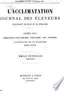 L'Acclimatation. Journal des Éleveurs