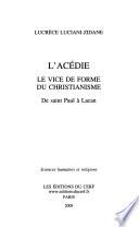 L'acédie
