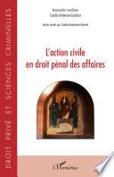 L'action civile en droit pénal des affaires