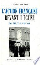 L'Action française l'Eglise