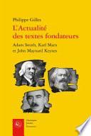 L'Actualite Des Textes Fondateurs