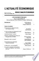 L'Actualité économique