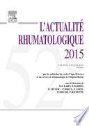 L'actualité rhumatologique 2015