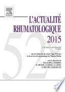 L'actualité rhumatologique 2015