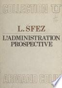 L'administration prospective