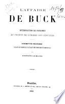 L'affaire De Buck. Interposition de personne au profit de l'Ordre des Jésuites