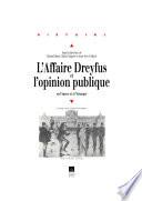 L'affaire Dreyfus et l'opinion publique