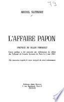 L'affaire Papon