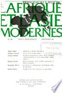 L'Afrique et l'Asie modernes