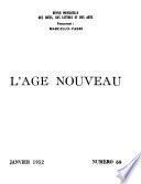 L'âge nouveau