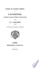 L'Agnishtoma d'aprés le Crauta-Sûtra d'Acvalayana