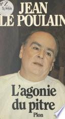 L'agonie du pitre