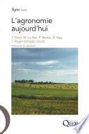 L'agronomie aujourd'hui