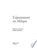 L'Ajustement en Afrique