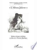 L'Album Juliette