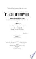 L'Algérie traditionnelle