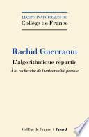 L'algorithmique répartie