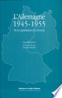 L'Allemagne, 1945-1955