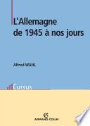 L'Allemagne de 1945 à nos jours