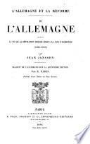 L'Allemagne et la Réforme
