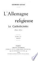 L'Allemagne religieuse