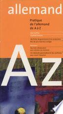 L'allemand de A à Z