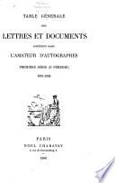 L'Amateur d'autographes, revue rétrospective et contemporaine