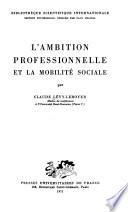L'ambition professionnelle et la mobilité sociale