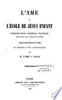 L'âme à l'école de Jésus Enfant