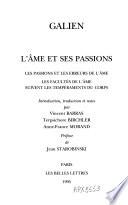 L'Ame et ses passions