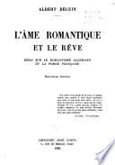 L'âme romantique et le rêve