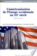 L'américanisation de l'Europe occidentale au XXe siècle