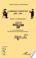 L'Amérique espagnole (1492-1700)