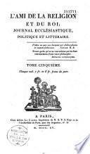 L'Ami de la religion et du roi