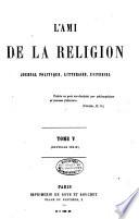 L' ami de la religion