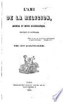 L'Ami de la religion