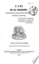 L'Ami de la religion