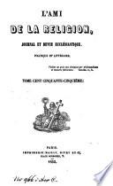 L' ami de la religion