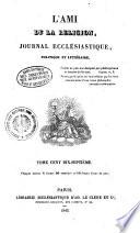 L' ami de la religion