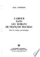 L'amour dans les romans de François Mauriac