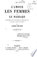 L'amour, les femmes et le mariage