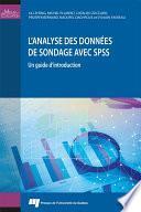 L'analyse des données de sondage avec SPSS