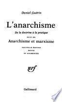 L'anarchisme